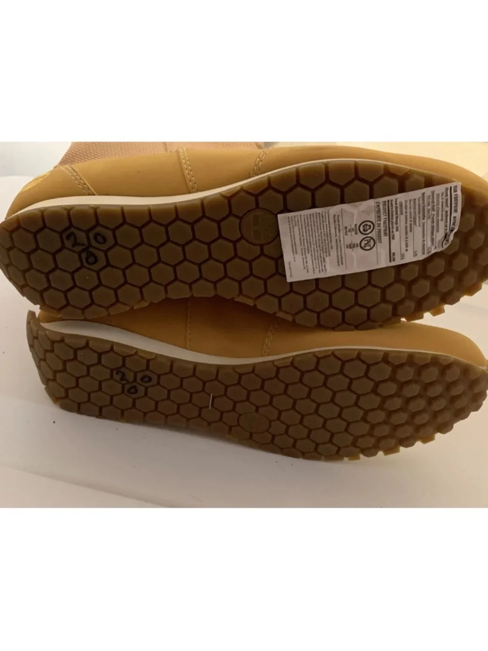 Timberland Womens‎ Sz 7M Fold Over Boots Style 64680 Wheat
